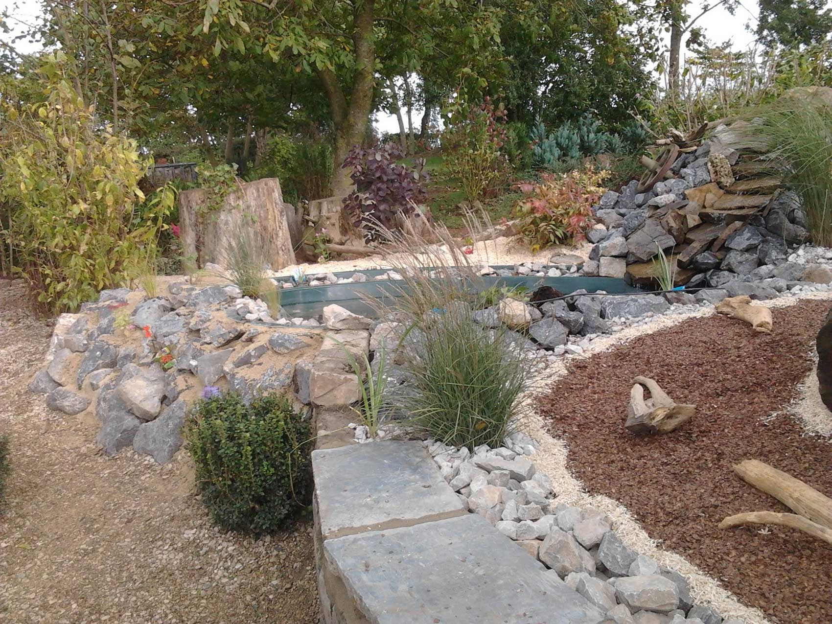 Création bassin aquatique